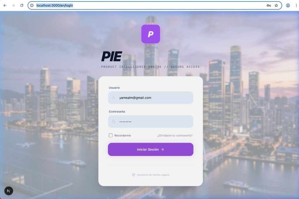 PIE (Product Intelligence Engine) screenshot 1